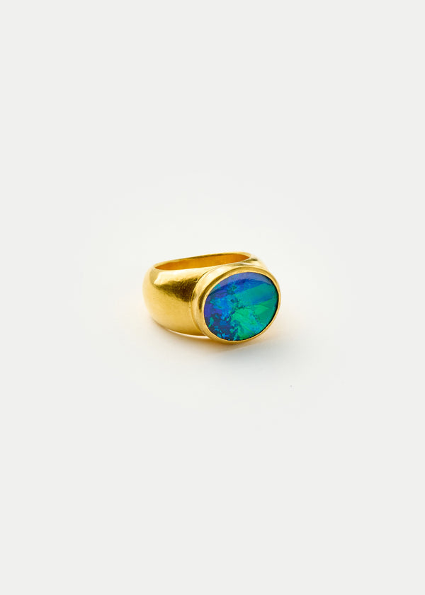 Pippa Small 22kt Gold Opal Ring