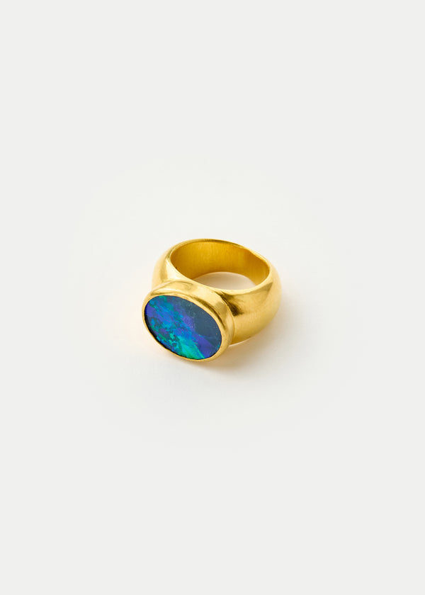 Pippa Small 22kt Gold Opal Ring
