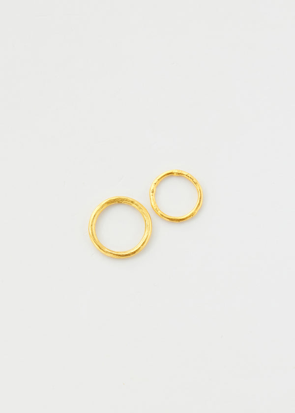 Pippa Small 22kt Gold Wobbly Band