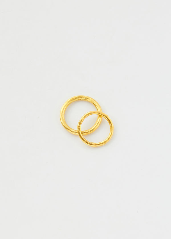 Pippa Small 22kt Gold Wobbly Band
