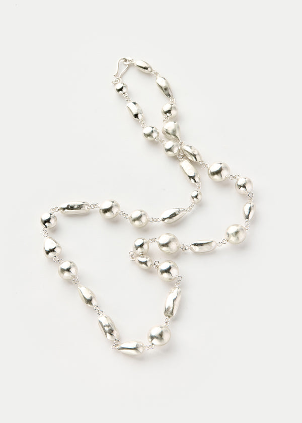 Pippa Small Sterling Silver PSTM Afghanistan Kushan Farhat Long Necklace