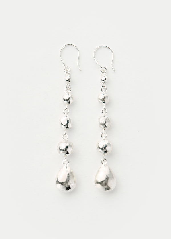 pippa small Sterling Silver PSTM Afghanistan Kushan Farhat Long Earrings