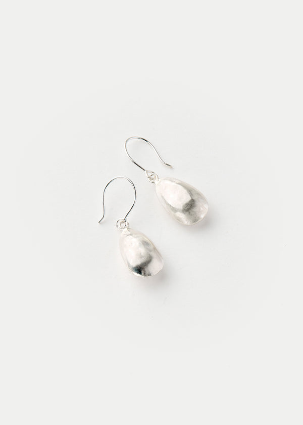 Pippa Small Sterling Silver PSTM Afghanistan Kushan Farhat Small Single Drop Earrings