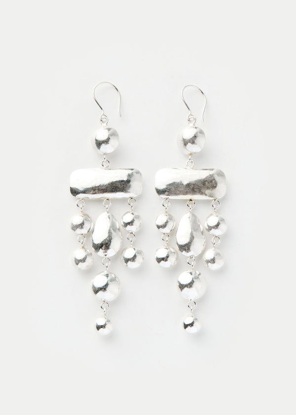 pippa small Sterling Silver PSTM Afghanistan Kushan Juman Earrings