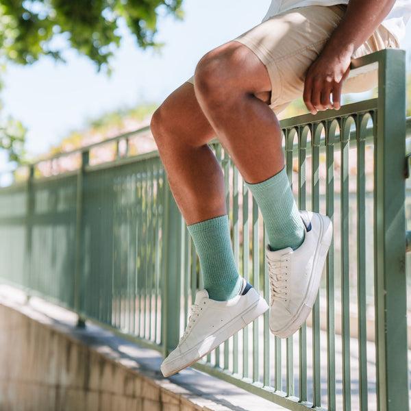 pistil Anywear Essential Lightweight Crew Sock 2 Pack Coffee/Linen