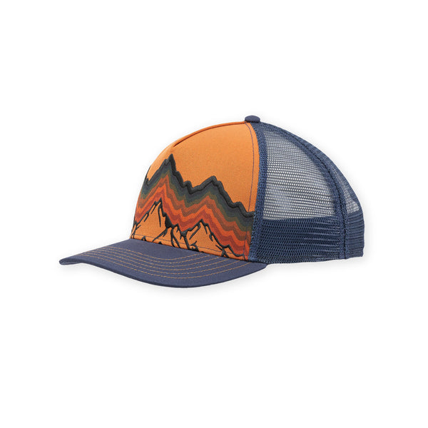 pistil Alpine Trucker Hat Rust