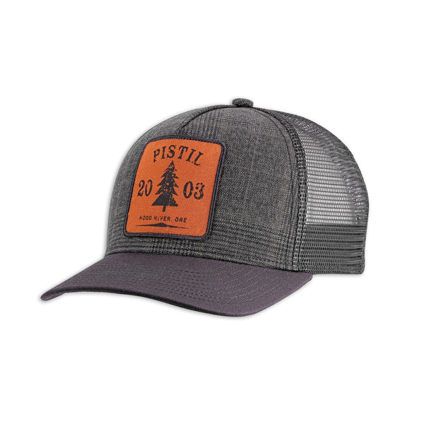 pistil Burnside Trucker Hat Gunmetal