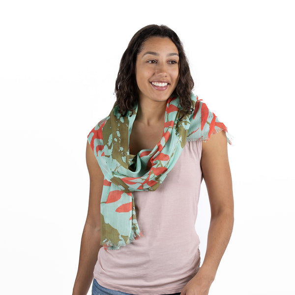 Pistil Cacao Scarf Mint