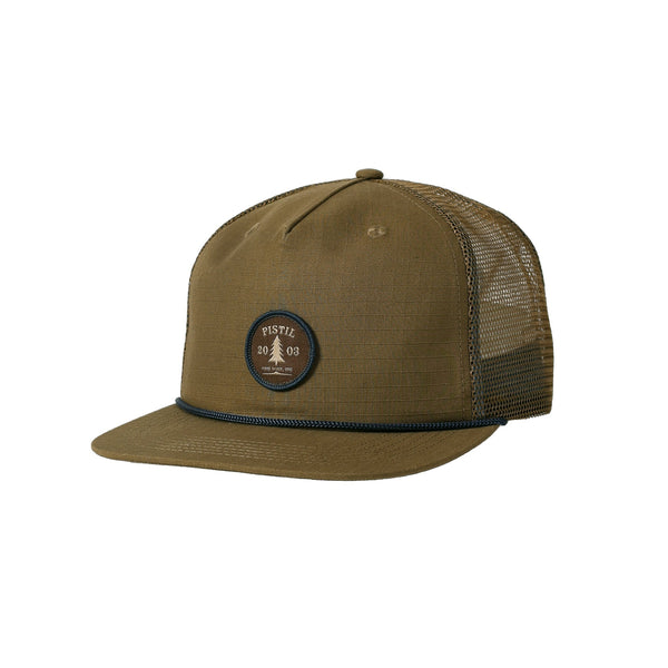 pistil Cole Trucker Hat Brown