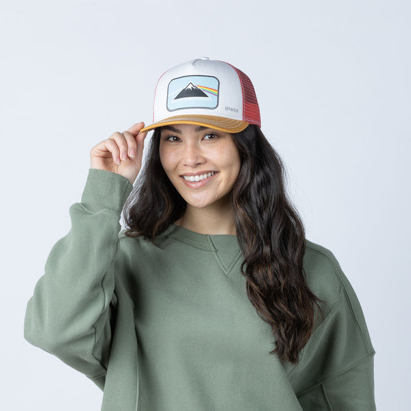 Pistil Eclipse Trucker Hat Orange