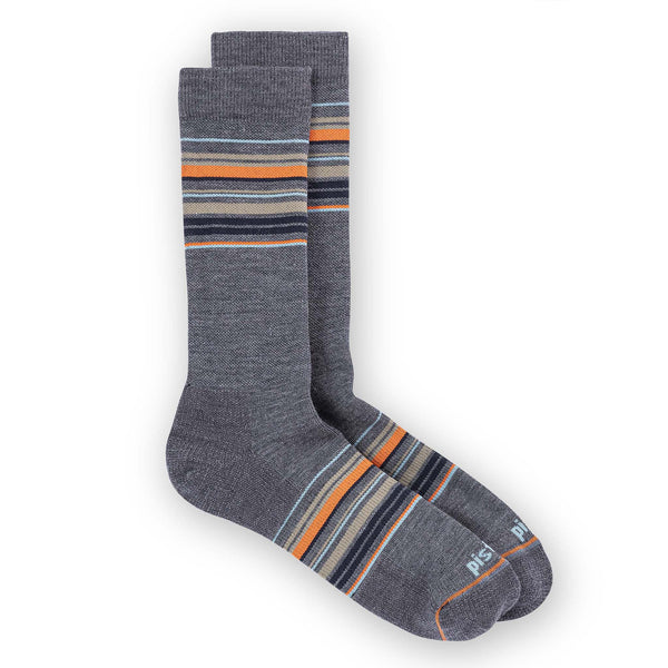 Pistil Elwood Crew Sock Charcoal