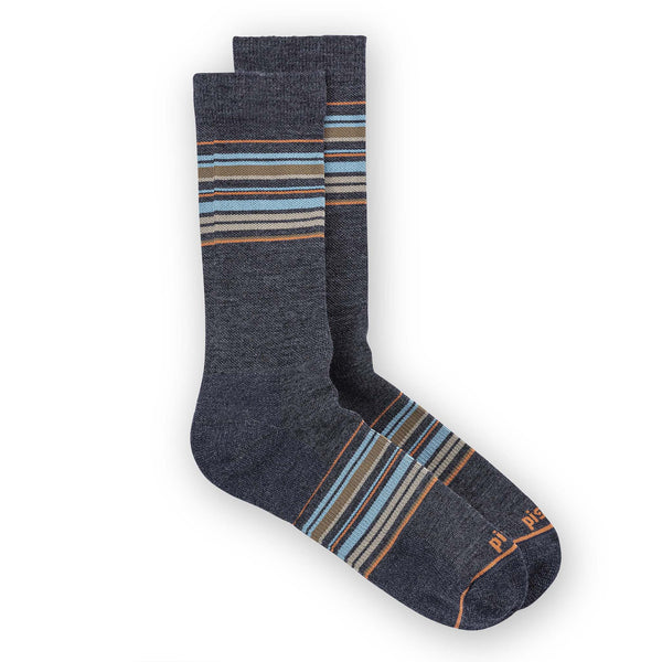 pistil Elwood Crew Sock Charcoal