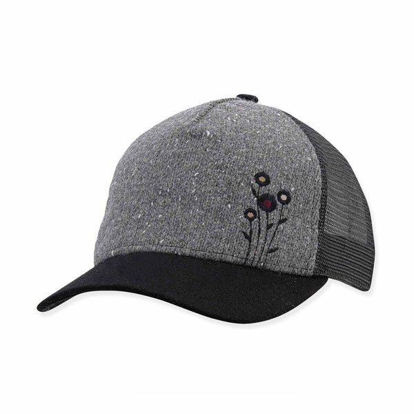 Pistil Flourish Trucker Hat Rhubarb