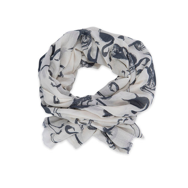 pistil Flutter Scarf Flamingo