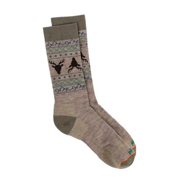 Pistil Fraser Crew Sock Brown