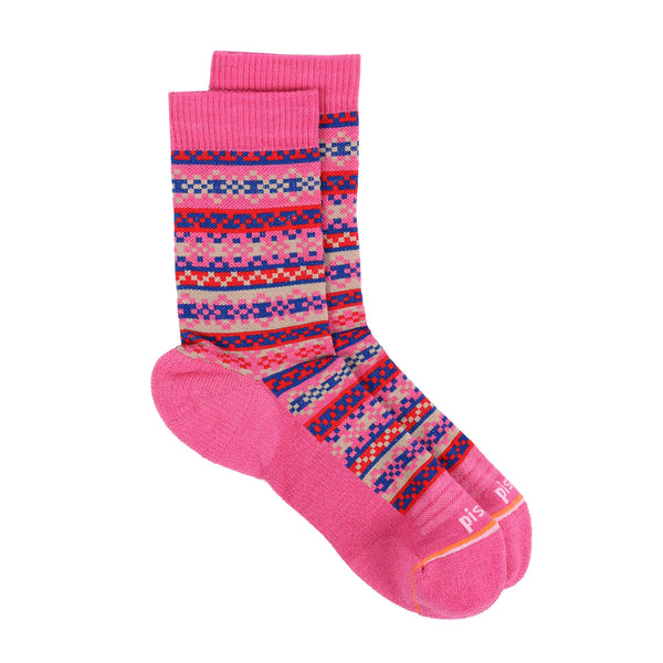 Pistil Halie Crew Sock Pink