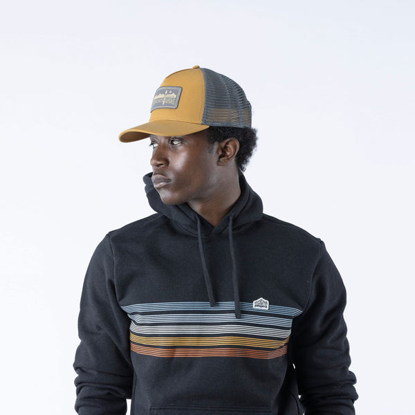 Pistil Hawk Trucker Hat Camel