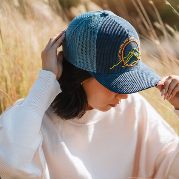 Pistil Holli Trucker Hat Blue