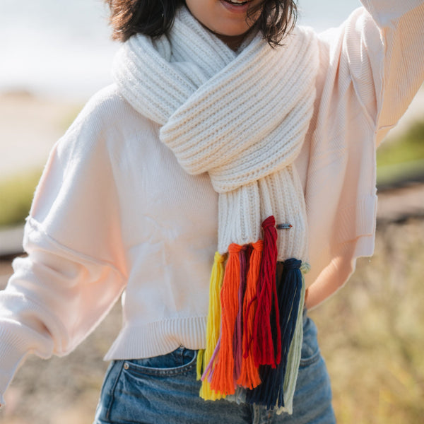 Pistil Isla Scarf Ivory