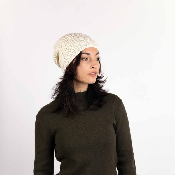Pistil Juliette Slouchy Beanie Ivory