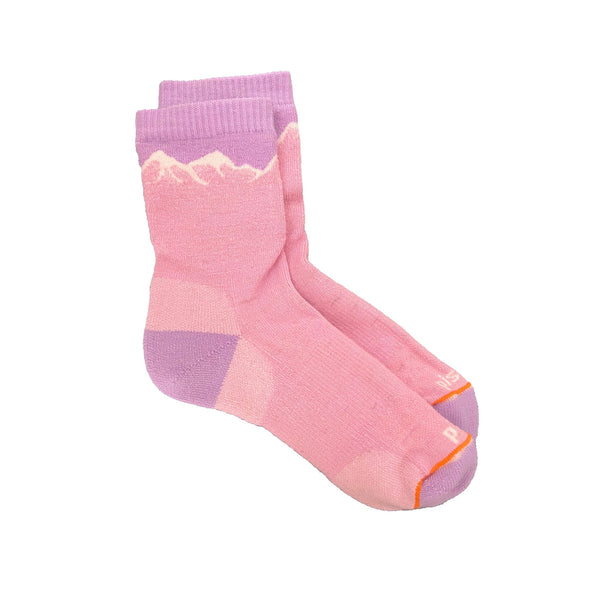 pistil Kids' Briar Crew Sock Pink