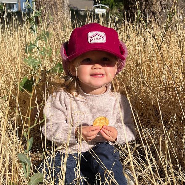 Pistil Kids' Dakota Trapper Cap Berry