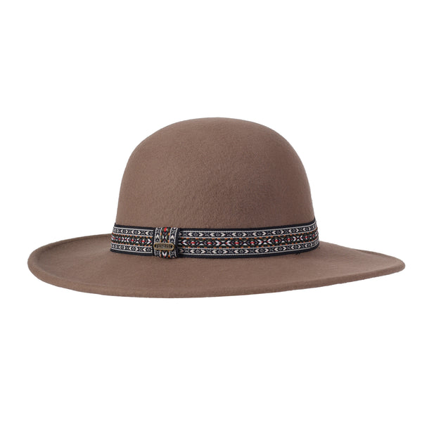 Pistil Marlowe Wide Brim Hat Rosewood
