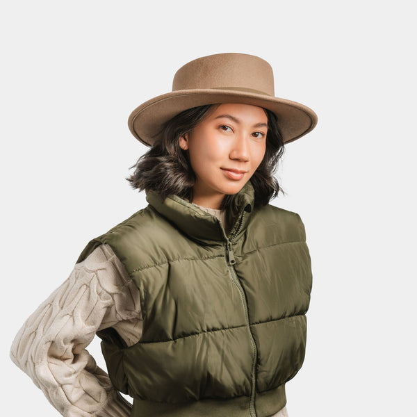 Pistil Nova Wide Brim Hat Beige