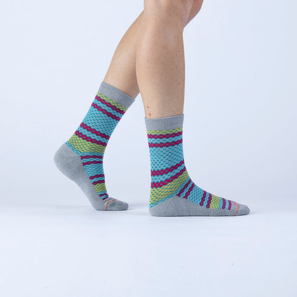 Pistil Phoebe Crew Sock Grey