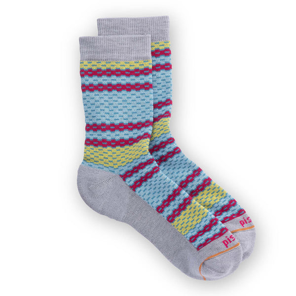 pistil Phoebe Crew Sock Grey