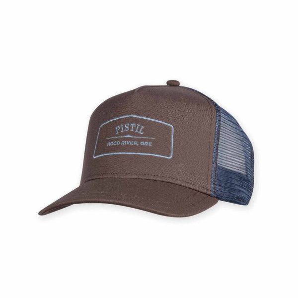 Pistil Quincy Trucker Hat (Mens) Grey