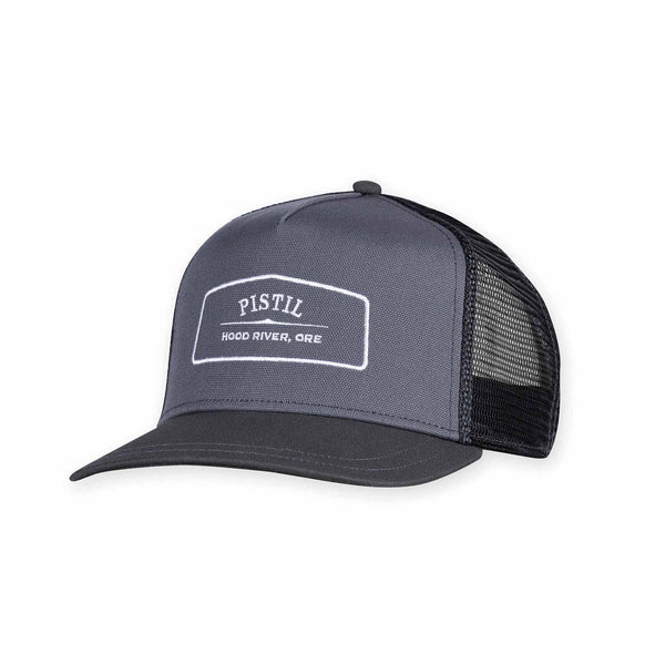 Pistil Quincy Trucker Hat (Mens) Grey