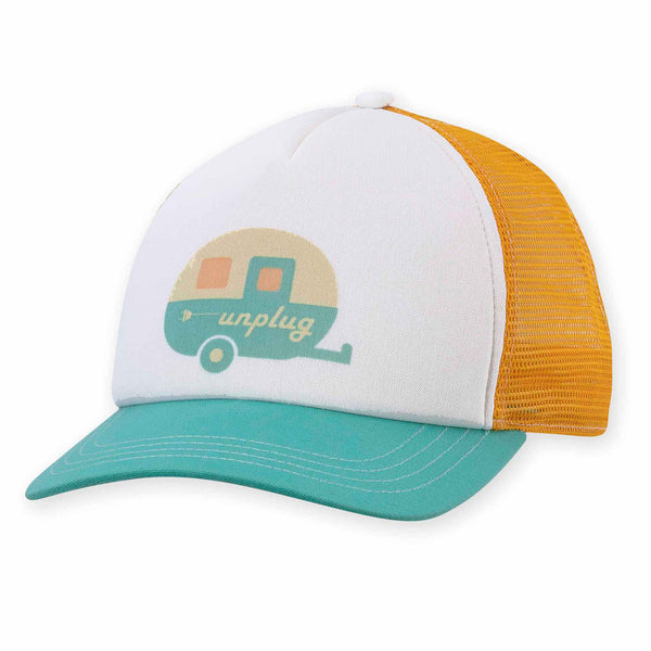 pistil Roam Trucker Hat Jade