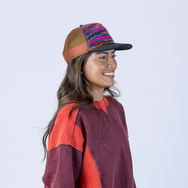 Pistil Scout Trucker Hat Fuchsia