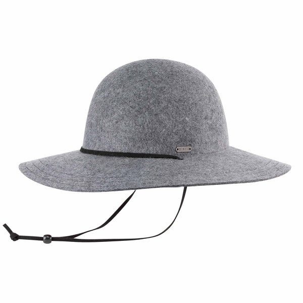Pistil Tegan Wide Brim Hat Dark Charcoal