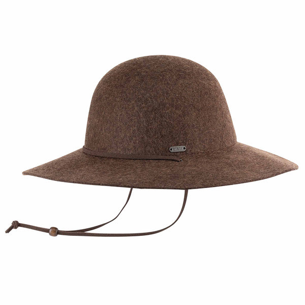 Pistil Tegan Wide Brim Hat Dark Charcoal