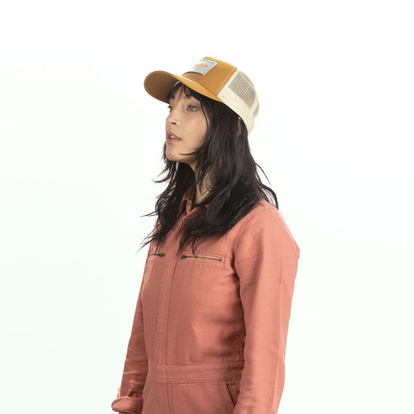 Pistil Valley Girl Trucker Hat Camel