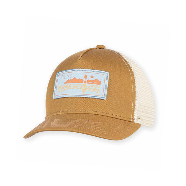 pistil Valley Girl Trucker Hat Camel