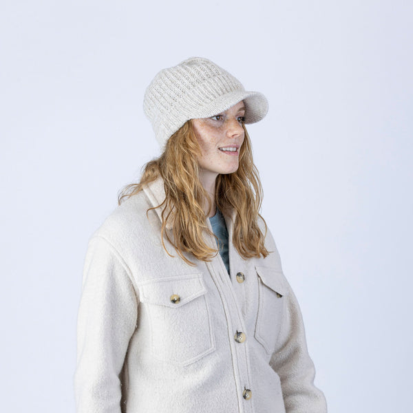 Pistil Viola Knit Brim Beanie Ivory