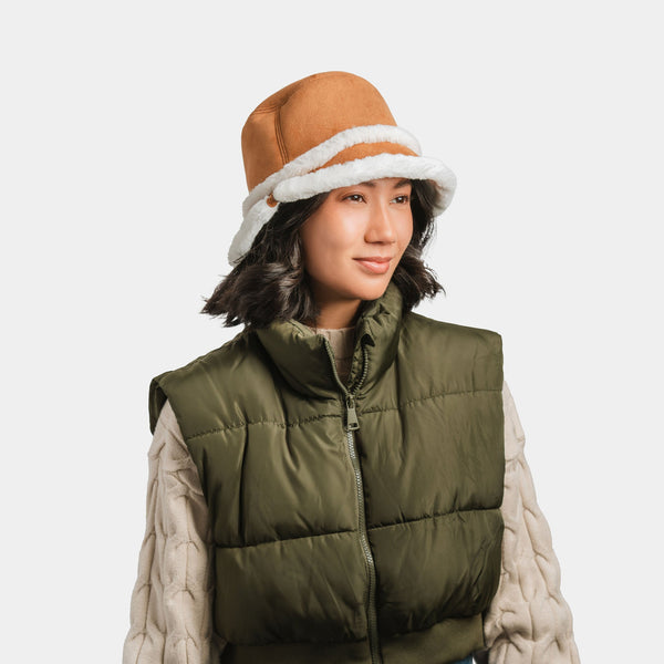 Pistil Winter Bucket Hat Tan
