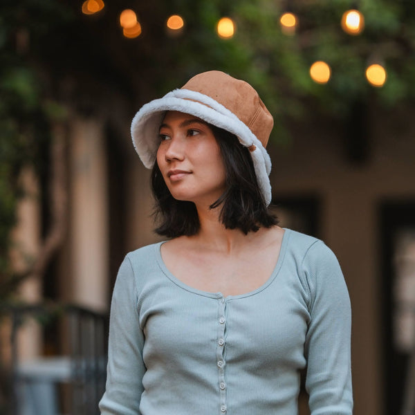 Pistil Winter Bucket Hat Tan