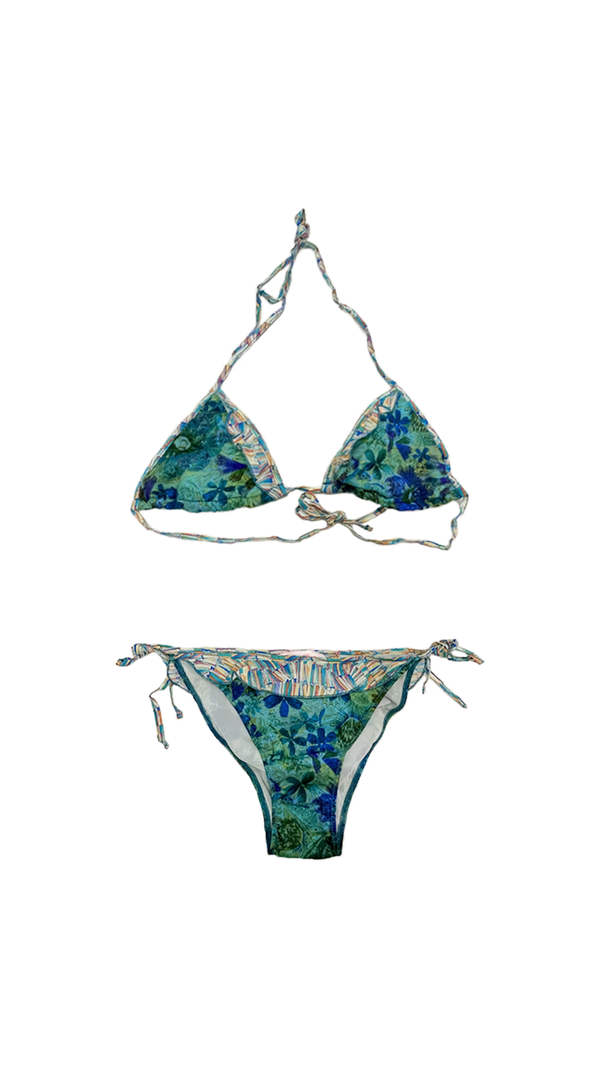 pistol panties Green Frillkini Size 10