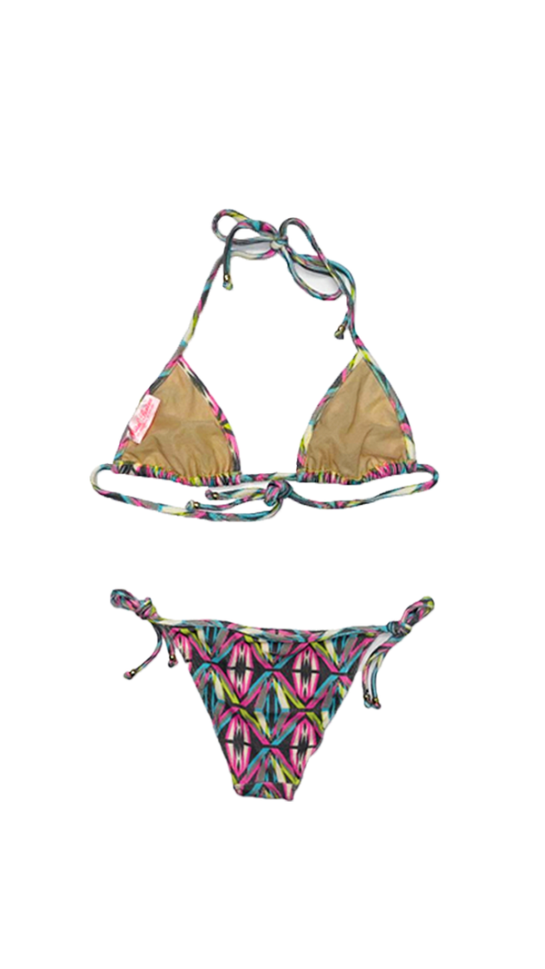 Pistol Panties Kate Geometric Bikini Size 8 10