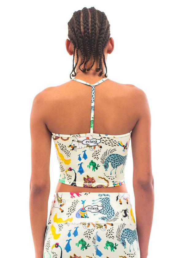 Pitaya Yoga ANIMAL SOUP TOP - BAMBOO