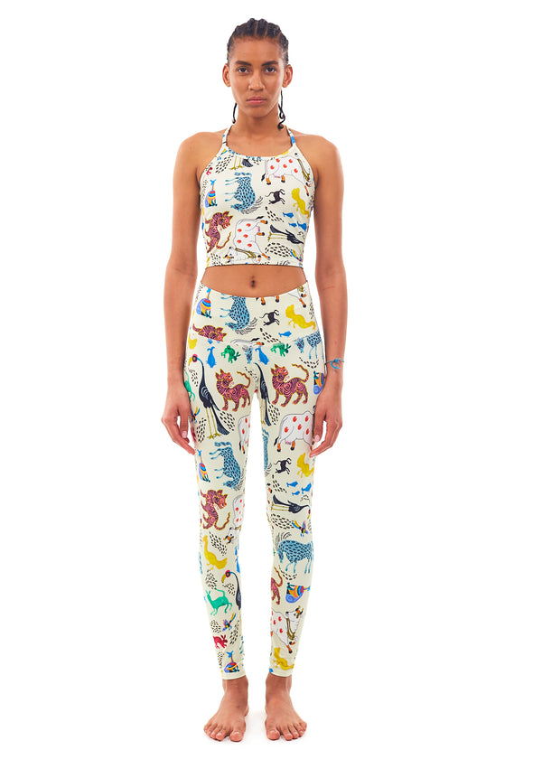 Pitaya Yoga ANIMAL SOUP TOP - BAMBOO