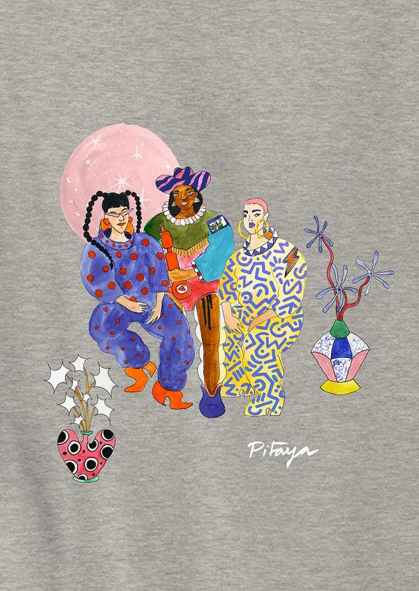 Pitaya Yoga ASTROMANIAC - GREY ☄️ SWEATSHIRT