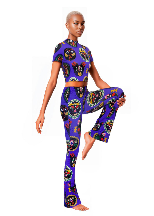 pitaya yoga CONNAN FLARED PANTS - BAMBOO