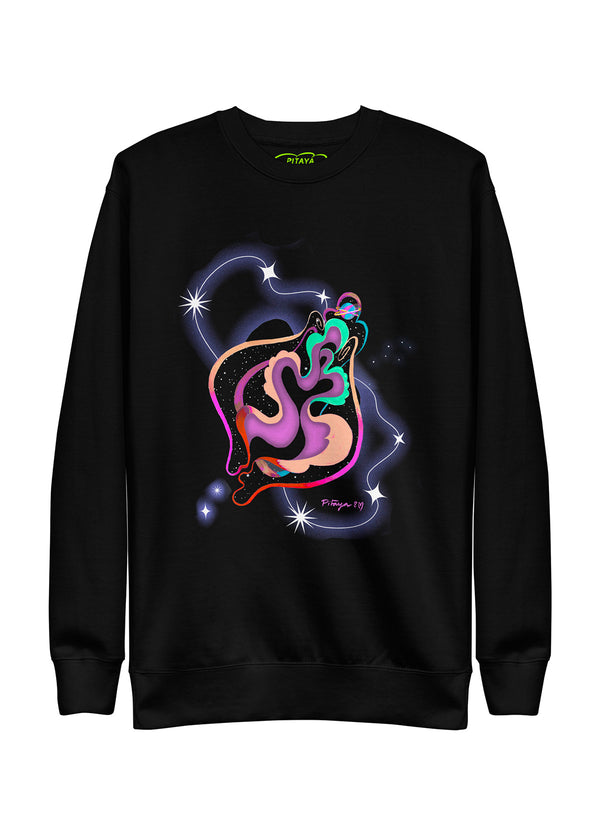 pitaya yoga COSMIC VAJAYJAY SWEATSHIRT
