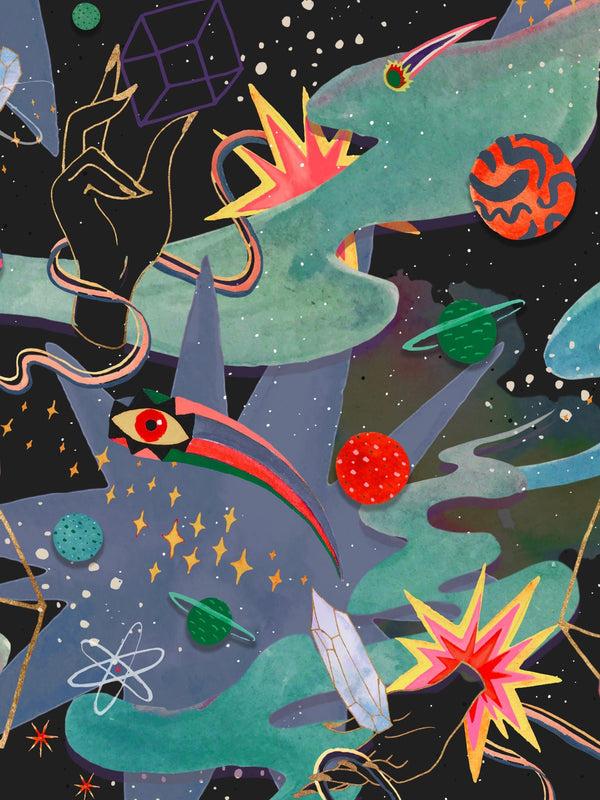 Pitaya Yoga DOOR OF THE COSMOS SCRUNCHIE