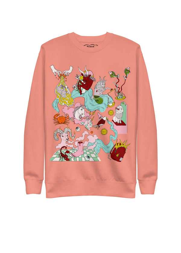 Pitaya Yoga GRECO ZOODIA Sweatshirt - LIGHT